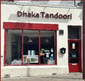 Dhaka Tandoori shopfront on Hoe Street